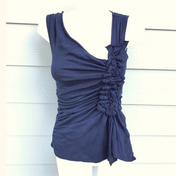 Anthropologie Ruched Tank Top - Picture 1 of 5